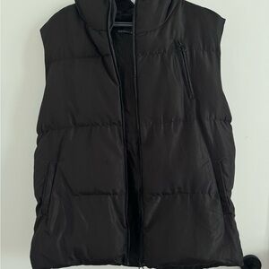 Black Puffer Vest